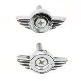 Max 4 Pieces Universal Car Anti-Theft License Plate Fasteners Bolts Screw Type 4