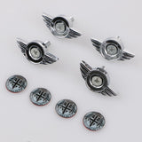 Max 4 Pieces Universal Car Anti-Theft License Plate Fasteners Bolts Screw Type 4