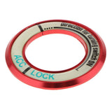 Max Car Ignition Switch Cover Luminous Key Ring Sticker For Buick Excelle Red
