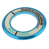 Max Car Ignition Switch Cover Luminous Key Ring Sticker For Buick Excelle Blue