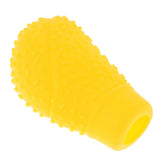 Max Car Silicone Oval Non Slip Gear Head Shift Knob Protector Cover Glove Yellow