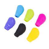 Max Car Silicone Oval Non Slip Gear Head Shift Knob Protector Cover Glove Yellow