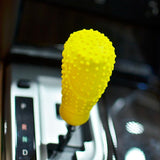 Max Car Silicone Oval Non Slip Gear Head Shift Knob Protector Cover Glove Yellow