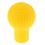 Max Silicone Round Non Slip Gear Head Shift Knob Protective Cover Glove Yellow