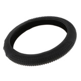 Max Universal Car Steering Wheel 36cm Soft Silicone Anti Slip Cover Grip Black