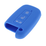 Max Maxb 3Buttons Remote Key Silicone Case Cover For Kia K5 K7 Forte 5 Sorento Blue