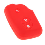 Maxbell Silicone Remote Key Fob Case Cover Fit For Lexus IS460 300 250 GX460 Red