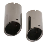 Max Maxb Auto Car Stainless Steel Exhaust Pipe Tail Muffler Tip for BMW 12-16 Black