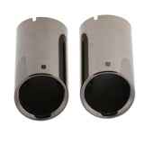 Max Maxb Auto Car Stainless Steel Exhaust Pipe Tail Muffler Tip for BMW 12-16 Black