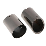 Max Maxb Auto Car Stainless Steel Exhaust Pipe Tail Muffler Tip for BMW 12-16 Black