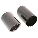Max Maxb Auto Car Stainless Steel Exhaust Pipe Tail Muffler Tip for BMW 12-16 Black