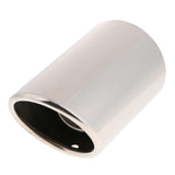 Max Maxb Stainless Steel Muffler Exhaust Pipe Tail Tip for Duke of Teana 08-18 Silver