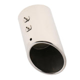 Max Maxb Stainless Steel Muffler Exhaust Pipe Tail Tip for Duke of Teana 08-18 Silver