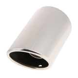 Max Maxb Stainless Steel Muffler Exhaust Pipe Tail Tip for Duke of Teana 08-18 Silver