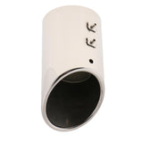 Max Maxb Stainless Steel Muffler Exhaust Pipe Tail Tip for Duke of Teana 08-18 Silver