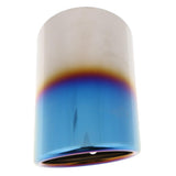 Max Maxb Stainless Steel Muffler Exhaust Pipe Tail Tip for Duke of Teana 08-18 Blue