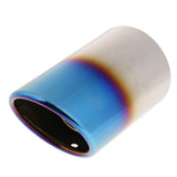 Max Maxb Stainless Steel Muffler Exhaust Pipe Tail Tip for Duke of Teana 08-18 Blue