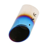 Max Maxb Stainless Steel Muffler Exhaust Pipe Tail Tip for Duke of Teana 08-18 Blue