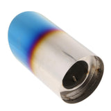 Max Maxb Stainless Steel Muffler Exhaust Pipe Tail Tip for Duke of Teana 08-18 Blue