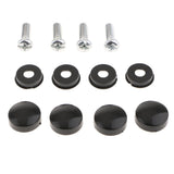Max Maxb 2 Pieces 2Holes Stainless Steel Polish License Plate Frame and Screws Silver