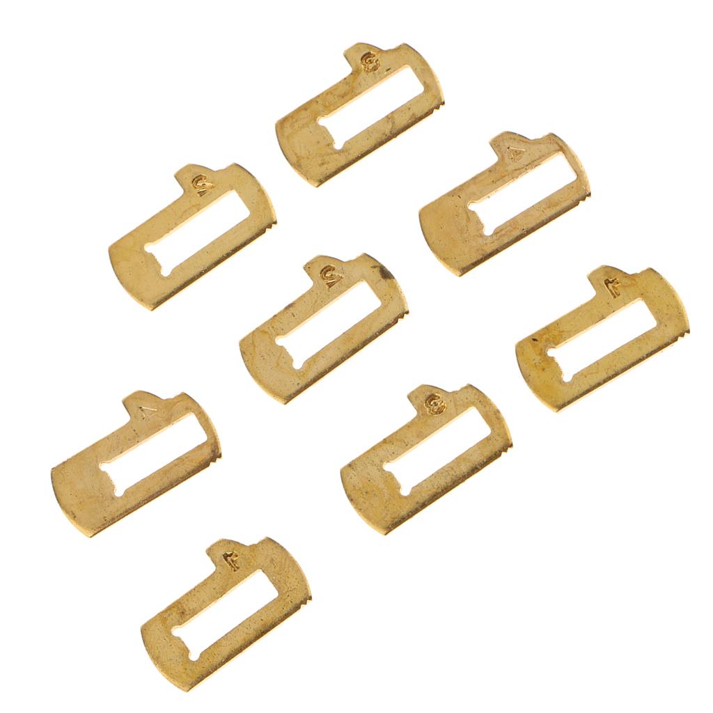Max 8 Pieces Car Lock Reed Set Cylinder Gasket Plate for Buick Excelle
