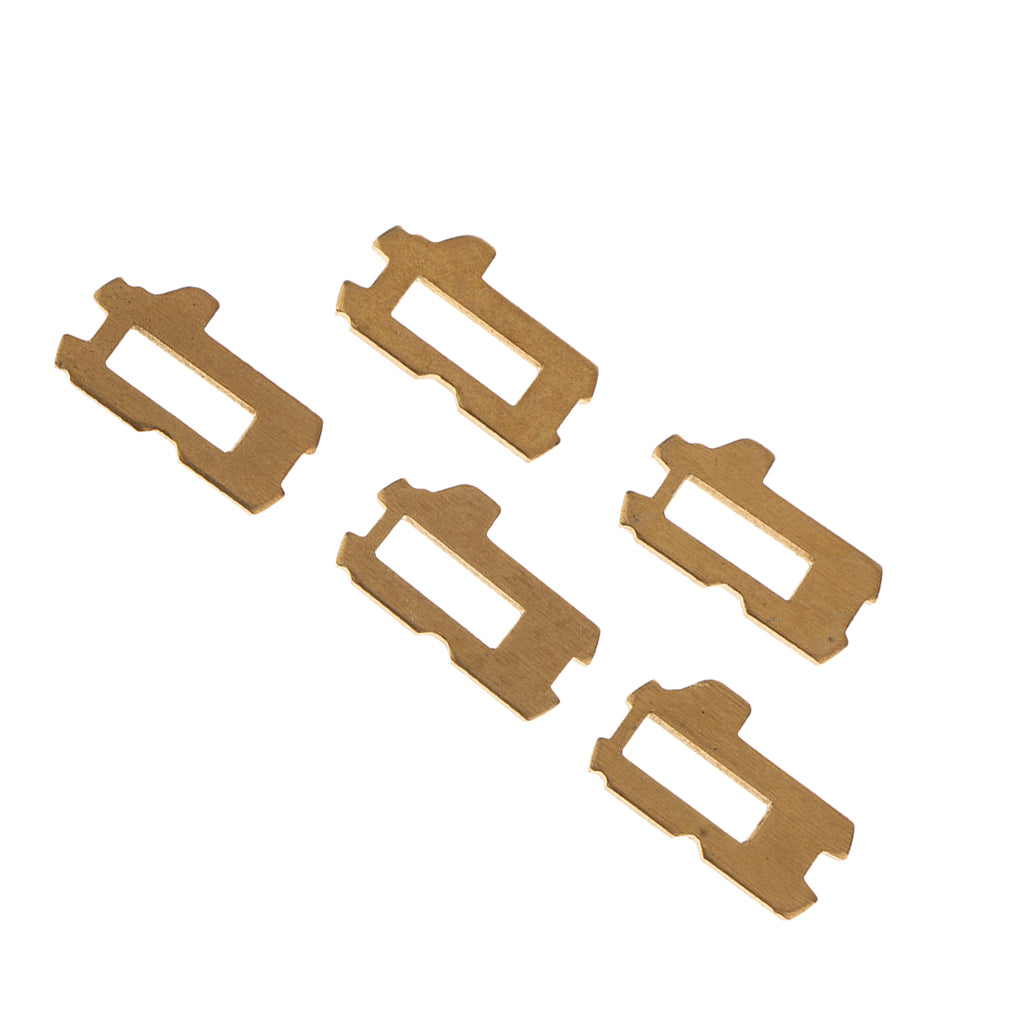 Max 5 Pieces Car Lock Reed Key Cylinder Gasket Plate Kit w/ Spring for Mazda