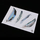 Max 3D Style Feather Car Exterior Interior Scratch Sticker Decal Cover Color 4 - Aladdin Shoppers