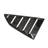 Max 1 Pair Bright Black Vent 1/4 Side Window Louver Cover For Chevrolet Camaro - Aladdin Shoppers