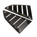 Max 1 Pair Bright Black Vent 1/4 Side Window Louver Cover For Chevrolet Camaro - Aladdin Shoppers
