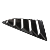 Max 1 Pair Bright Black Vent 1/4 Side Window Louver Cover For Chevrolet Camaro - Aladdin Shoppers