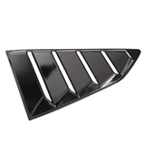 Max 1 Pair Bright Black Vent 1/4 Side Window Louver Cover For Chevrolet Camaro - Aladdin Shoppers