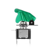 Max LED Illuminated Modification Toggle Switch with Cover For Car 12V 20A Green