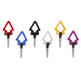 Max Aluminum Alloy Front Rear Bumper Screw on Tow Hook for European Car Red