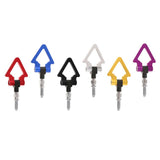 Max Aluminum Alloy Front Rear Bumper Screw on Tow Hook for European Car Red