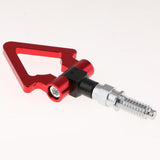 Max Aluminum Alloy Front Rear Bumper Screw on Tow Hook for European Car Red