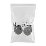 Max Maxb 2 Pieces 12V 115 dB Universal Car Snail Horns High Bass Basin Type Black