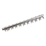 Maxbell 10pcs Flare Nut Crowfoot Line Hex Wrench Set 3/8'' Drive Open End Spanner Chrome Vanadium Steel