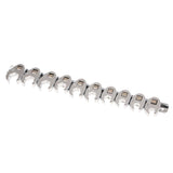 Maxbell 10pcs Flare Nut Crowfoot Line Hex Wrench Set 3/8'' Drive Open End Spanner Chrome Vanadium Steel