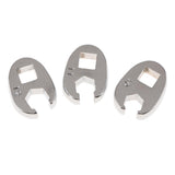 Maxbell 10pcs Flare Nut Crowfoot Line Hex Wrench Set 3/8'' Drive Open End Spanner Chrome Vanadium Steel