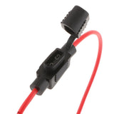 Maxbell 5 Pieces Car Boat Truck Mini Blade Inline Fuse Holder with 16AWG Copper Wire