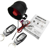 Maxbell Car Vehicle Alarm Protection Security System with 2 Button Remote Control