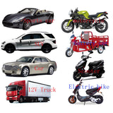Maxbell Car Vehicle Alarm Protection Security System with 2 Button Remote Control