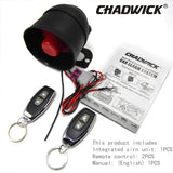 Maxbell Car Vehicle Burglar Alarm Security System Keyless Entry w/2 Remote Control