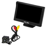 Maxbell 5" Car Display Screen 8 LED Night Vision Reversing Camera Ruler Line Black
