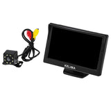 Maxbell 5" Car Display Screen 8 LED Night Vision Reversing Camera Ruler Line Black
