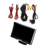 Maxbell 5 Inch Display Screen + 8 LED Night Vision Reversing Camera(with ruler line)
