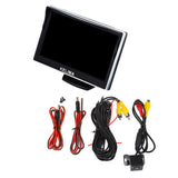 Maxbell 5 Inch Display Screen + 8 LED Night Vision Reversing Camera(with ruler line)