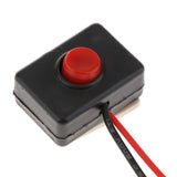 Max Maxb 5 Pieces Universal Car Self Reset Push Button Switch 12V-24V with 2 Wire