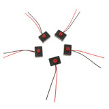 Max Maxb 5 Pieces Universal Car Self Reset Push Button Switch 12V-24V with 2 Wire