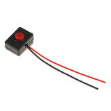 Max Maxb 5 Pieces Universal Car Self Reset Push Button Switch 12V-24V with 2 Wire